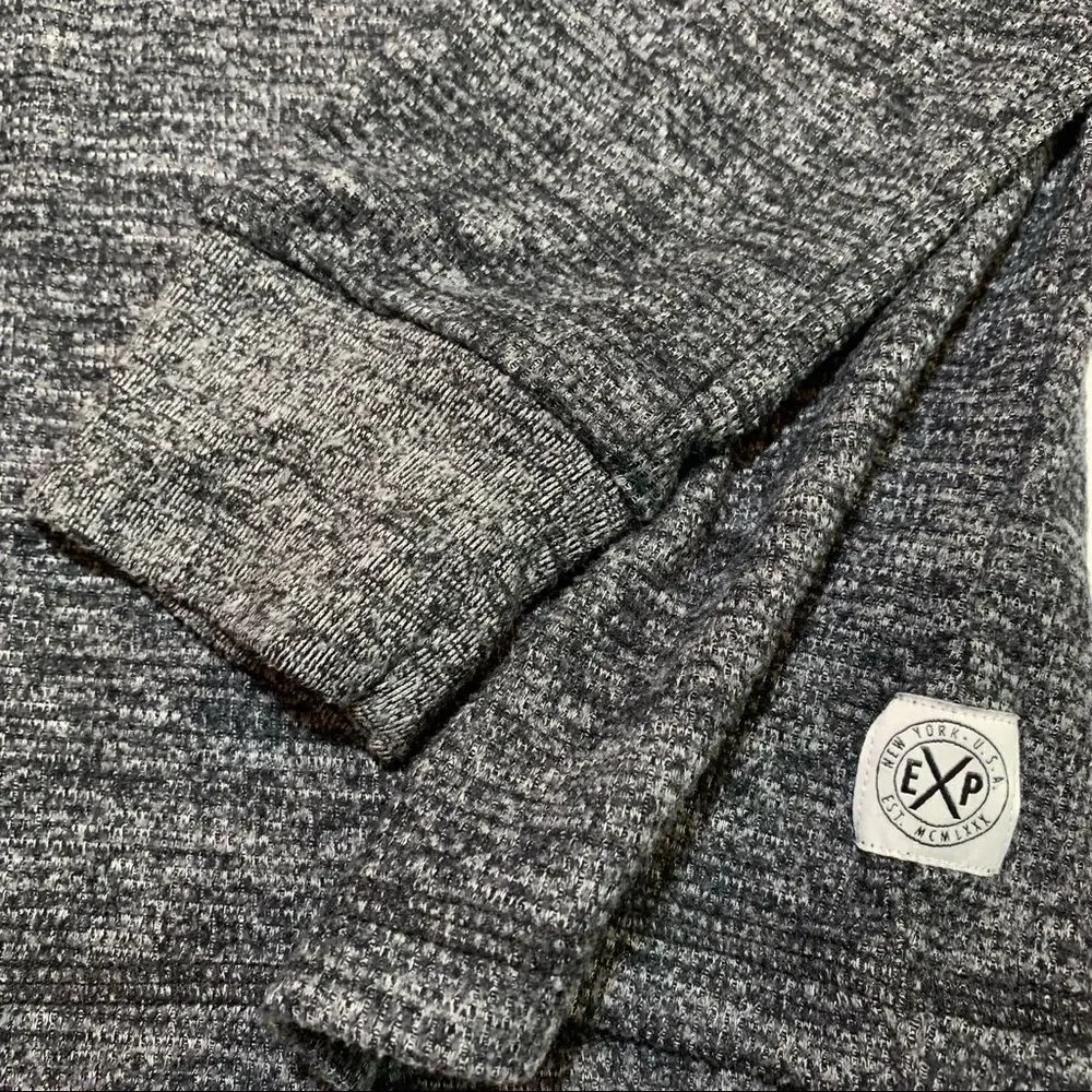J. Crew Black Tweed Crewneck Long Sleeve Sweater‎ S
